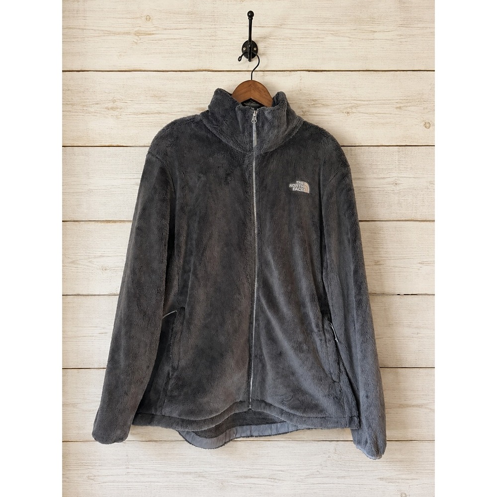 The North Face Osito Fleece Jacket Full Zip High Pile Gray XL